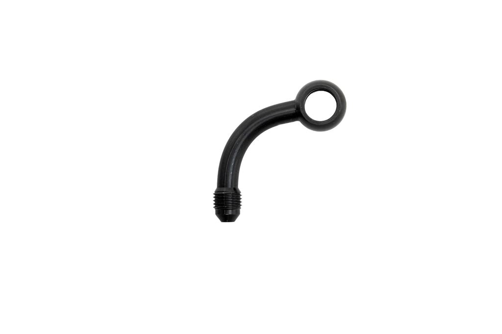BA930 Banjo Adapter 80° Long Side Black 1 pc.