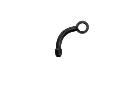 BA930 Banjo Adapter 80° Long Side Black 1 pc.