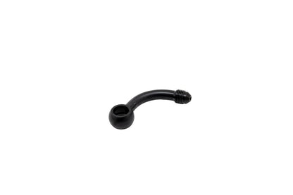 BA930 Banjo Adapter 80° Long Side Black 1 pc.