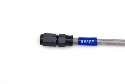 Harley/XL1200S Mesh Brake Hose Front Black/Clear Hose BAF817