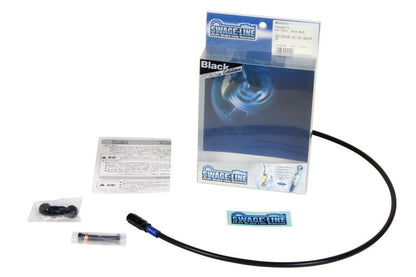 DR-Z400S Mesh Brake Hose Front Black/Black Hose BAFB499