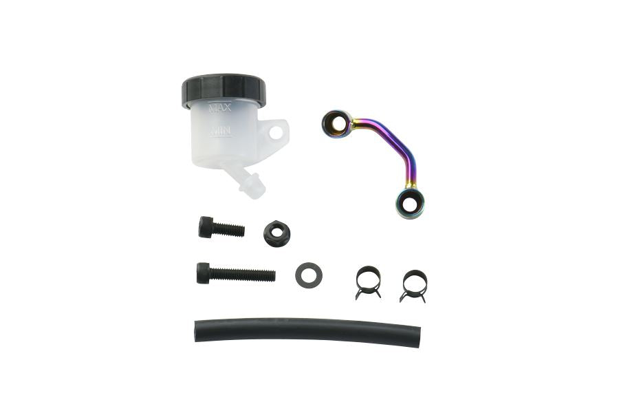 Oil Tank Stay Brake - Bar Handle/Separate Handle Common, Titanium Color Stay/S15B White Tank
