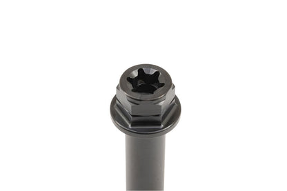 Stainless Caliper Mount Bolts, Flanged Hex, Black, 65mm, Pack of 2