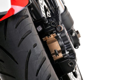 ステンレスキャリパーマウントボルト フランジ六角 ブラック 85mm 2本入