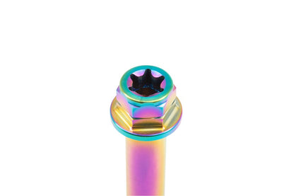 Stainless Caliper Mount Bolt, Flange Hex, Titanium Color, 85mm, 2 pcs.