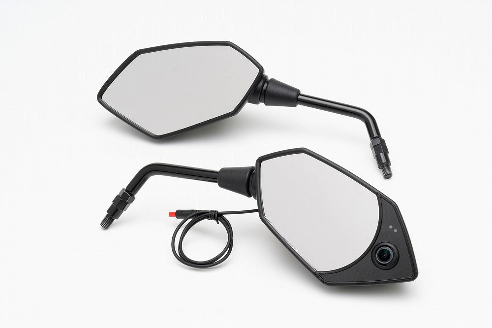 ディーライド ミラー 一体型ドライブレコーダー ポリゴンタイプ 10mm