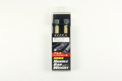 Handlebar weights (for 14φ inner diameter) Inner weights Gunmetal 14mm/φ22, set of 2