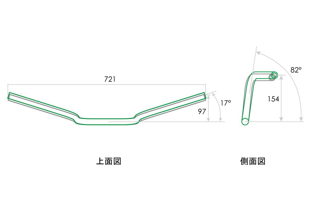 イージーフィットバー EZ-FIT シルバー ダックス125