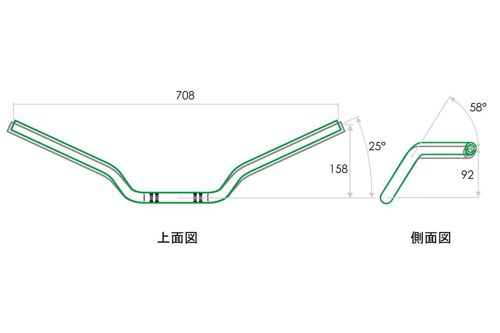 イージーフィットバー EZ-FIT ゴールド Z650RS