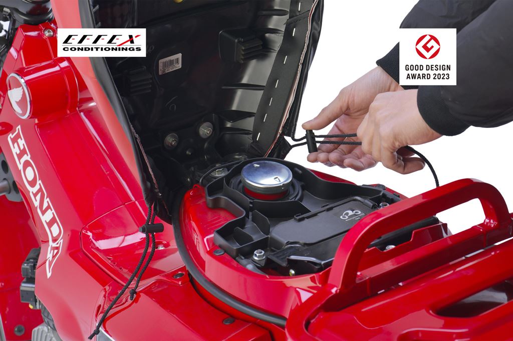 GEL-ZAB C(ゲルザブC) かぶせるタイプ タン 長さ340×前幅90×後幅280mm スーパーカブシリーズ用