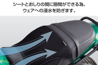 GEL-ZAB R(ゲルザブR)同時装着タイプ メッシュシートカバー スタンダード かぶせるタイプ ブラック 横410×縦350×厚さ5mm