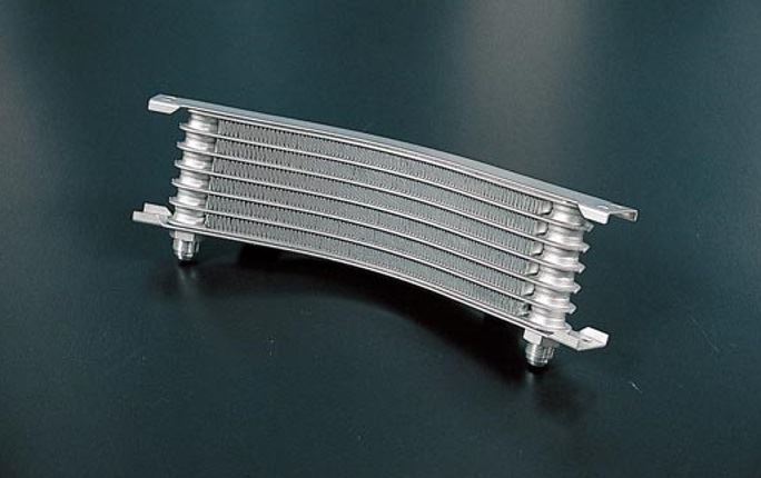 ラウンドオイルクーラーコア シルバー H91.6×W332.6×T32mm 7段 #6