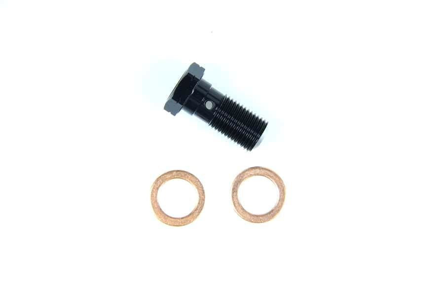 GRP704 Banjo Bolt, Single, Black, M10 x P1.00, 1 pc.