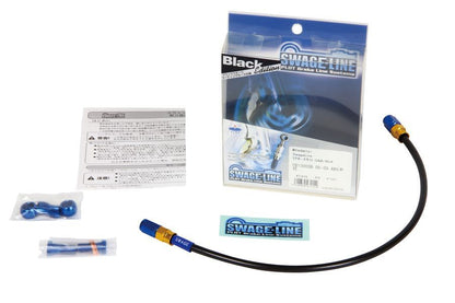 Z750F(D1)/FX-1 Mesh Brake Hose Rear Gold & Blue/Black Hose PARB664