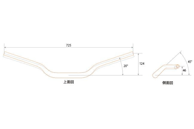 Easy Fit Bar Plus Black 28.6mm/22.2mm XSR900
