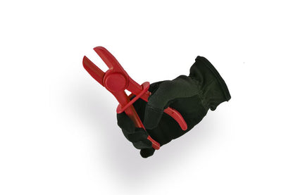 ホースクランププライヤー レッド M/長さ180×幅45mm 1個