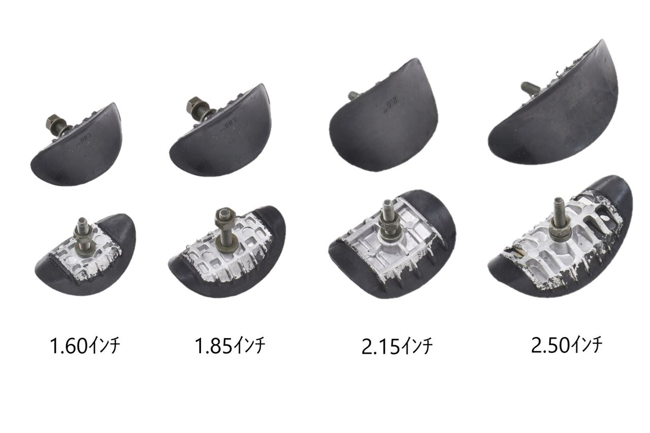 リムロック シルバー/ブラック 1.85インチ 1個