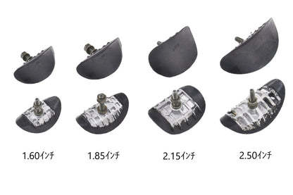 リムロック シルバー/ブラック 2.50インチ 1個