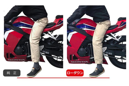 ローダウンCOMPキット 18mmダウン 三角プレートタイプ シルバー CBR600RR