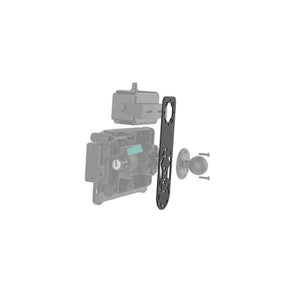 Short Bracket Adapter (for Mic/Speaker) Black, 1 pc.