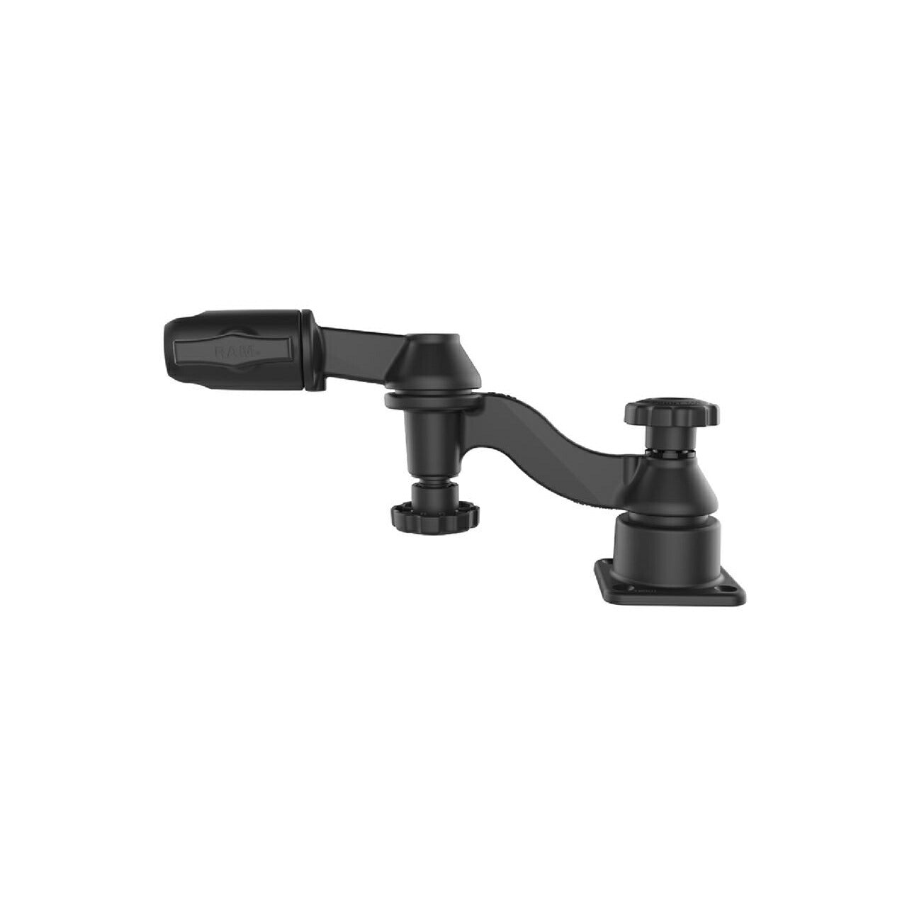 Swingarm Mount Set, 304mm Long, Double Pivot, Black, 1.5-inch Ball, 1 Piece