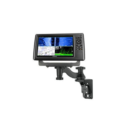 魚探マウント(M)セット バーチカルベース スイング式 プレートサイズ158.7X50.8mm ブラック 1個入り