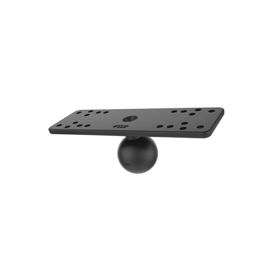 Fishfinder Mount Plate (M) 158.7X50.8mm Black 1.5-inch Ball 1 pc.
