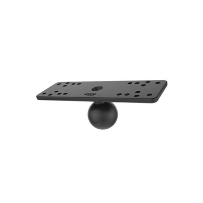 Fishfinder Mount Plate (M) 158.7X50.8mm Black 1.5-inch Ball 1 pc.
