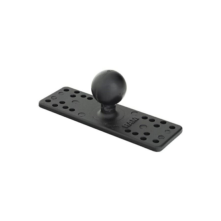 Fishfinder Mount Plate (M) 158.7X50.8mm Black 1.5-inch Ball 1 pc.
