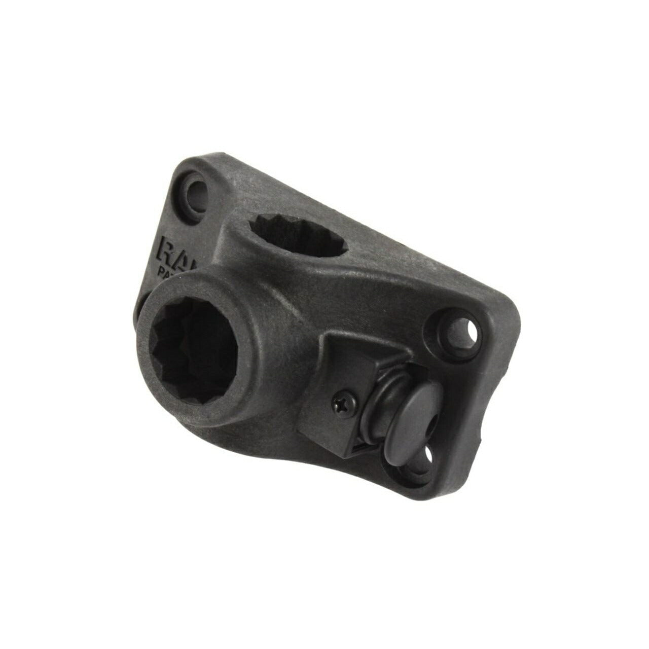 スプラインポスト(壁面/平面用) 4穴P1.3X3.19inch ブラック 1個入り