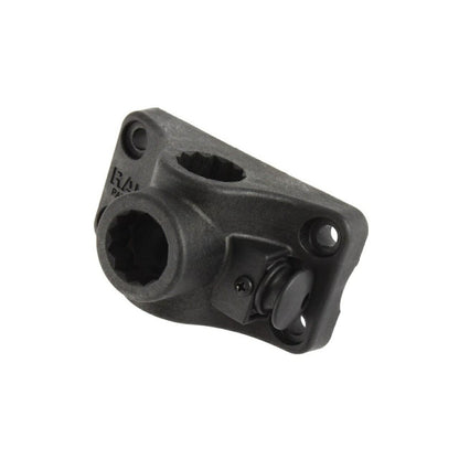 スプラインポスト(壁面/平面用) 4穴P1.3X3.19inch ブラック 1個入り