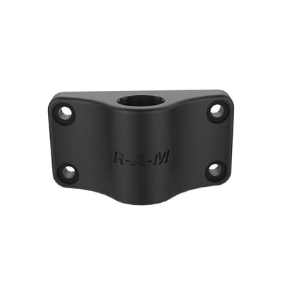 Spline Post (Wall Mounted) 4-hole P1.3 x 3.19 inch Black 1 piece