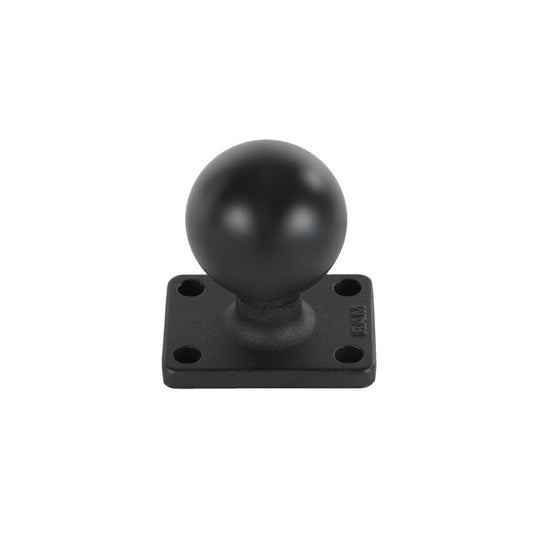 スクエアベース 4穴P1X1.5inch ブラック 1.5インチボール 1個入り