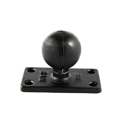 Square Base 4-Hole P1X2.5 inch Black 1.5 inch Ball 1 pc.