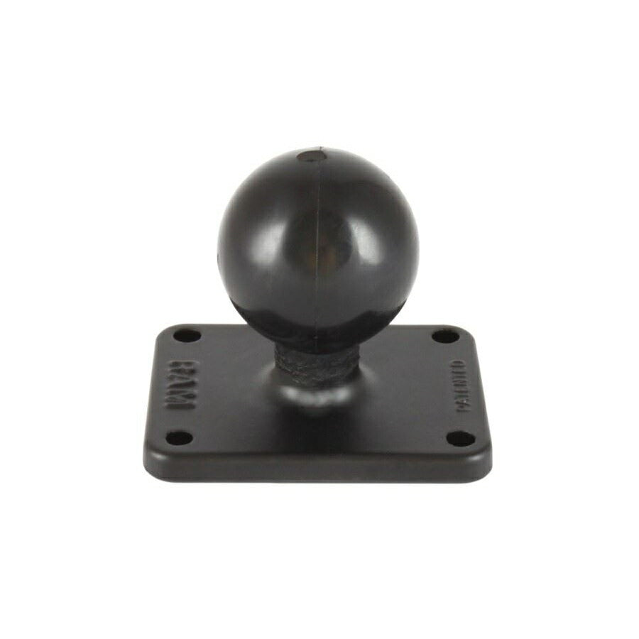Square Base 4-hole P1.5X2inch Black 1.5 inch Ball 1pc