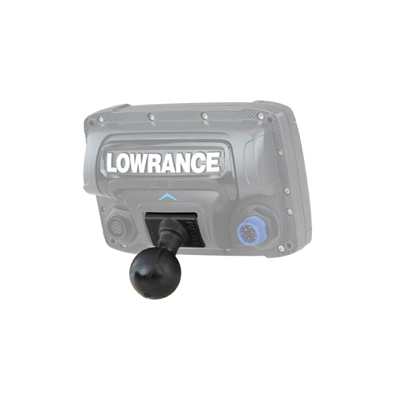 Ball Adapter for Lowrance ELITE5 & 7, Black, 1.5-inch Ball, 1 pc.