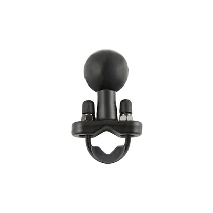 U字クランプベース(亜鉛メッキボルト) φ12.7-31.75mm対応 ブラック 1.5インチボール 1個入り