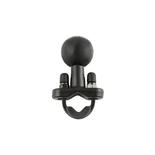 U字クランプベース(亜鉛メッキボルト) φ12.7-31.75mm対応 ブラック 1.5インチボール 1個入り
