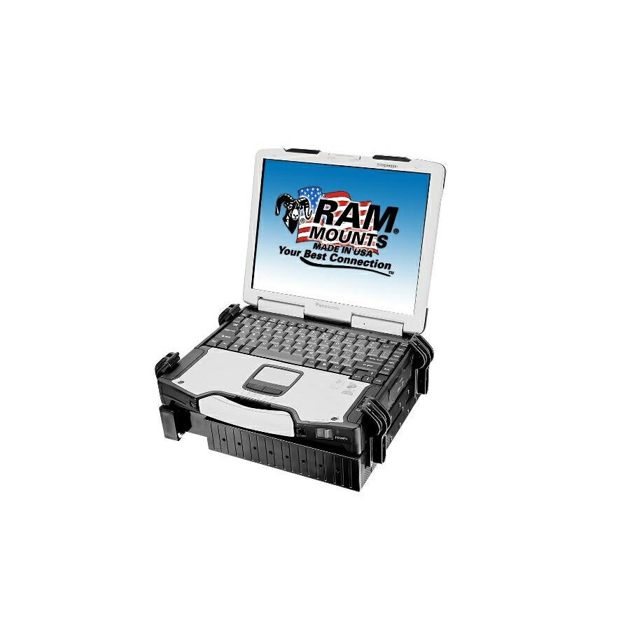 Tough Tray (L) for 10-16 inch Laptops, No Ball, Black, 1 pc.