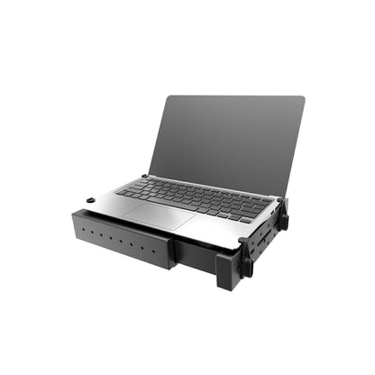 Tough Tray (L) for 10-16 inch Laptops (Flat Arm) - Ball Not Included, Black, 1 pc.