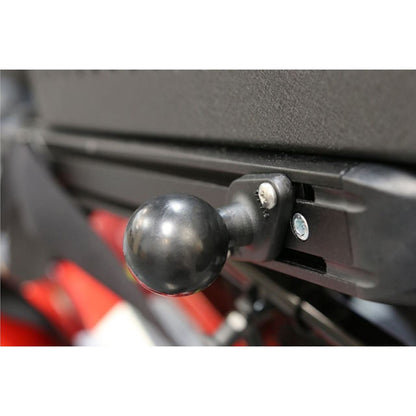 Universal Wheelchair Seat Rail Ball Base, Black, 1.5 inch ball, 1 piece