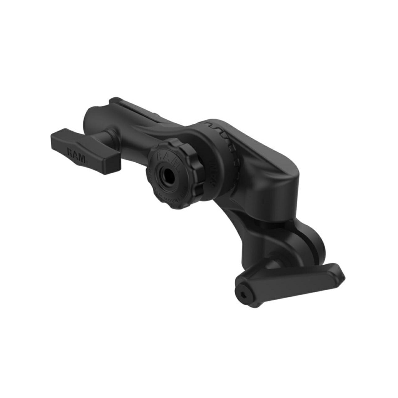 Ratcheting Swing Arm with NPT Hole, Black, 1.5 inch ball, 1 pc.
