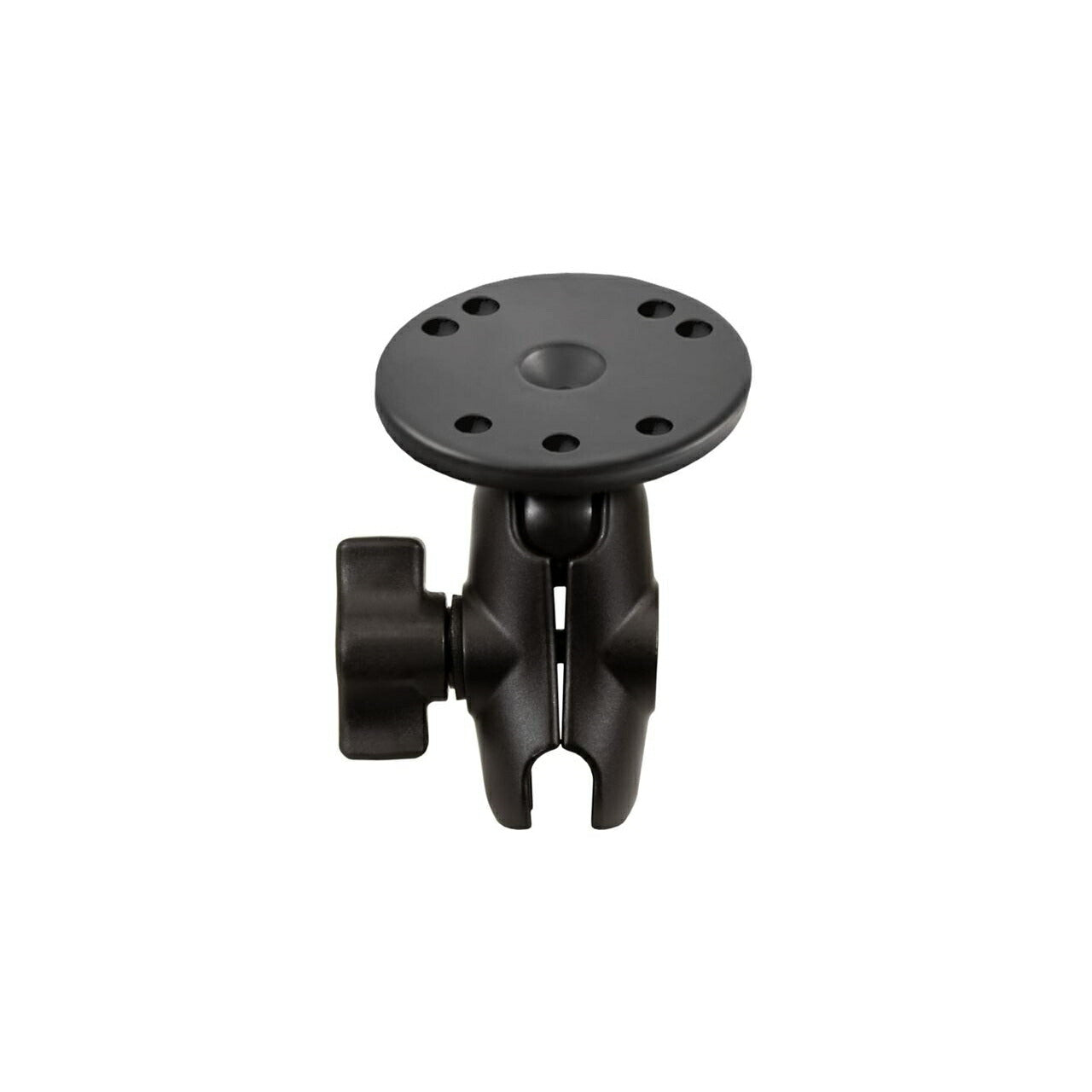 AMPS Round Base & Standard Arm Set, Black, 1-inch Ball, 1 Piece