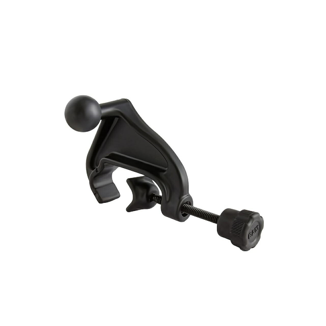RAM Mounts U-bolt Base for 0.625" - 1.25" Rails, Black, 1" Ball, 1 Piece