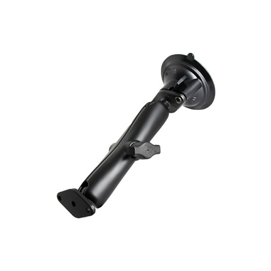 Diamond Joint & Twist-Lock Suction Base Set (Long Arm), Suction Cup Diameter 83.8mm, Black, 1-inch Ball, 1 Piece