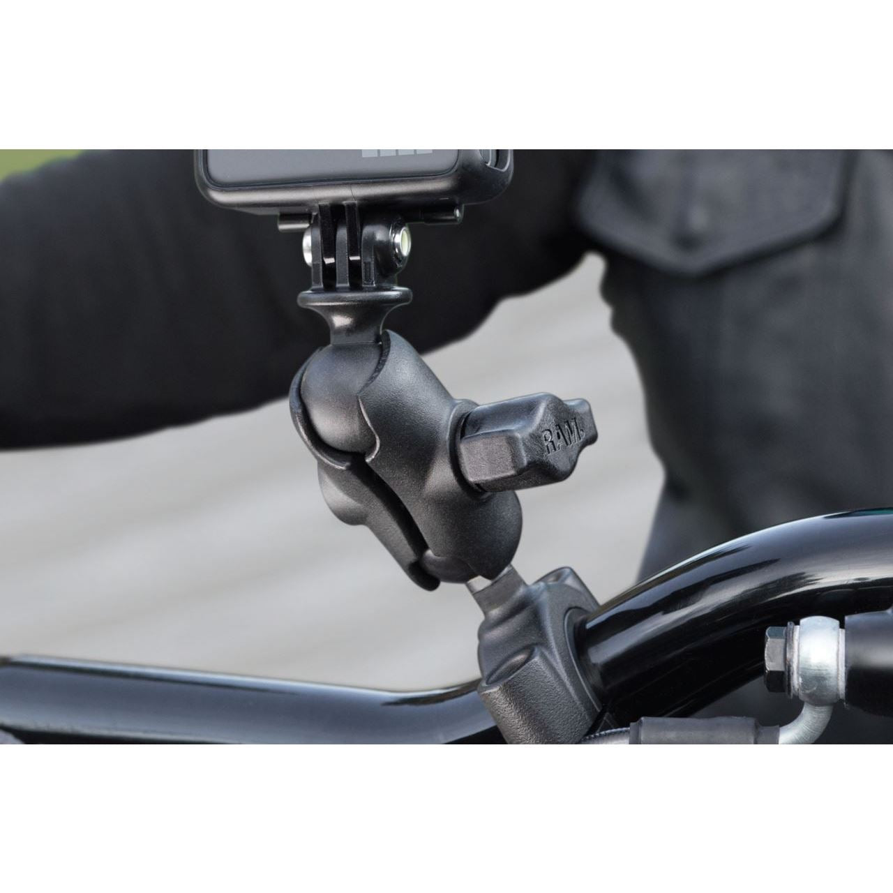Short Arm Black 1-inch Ball 1 pc.