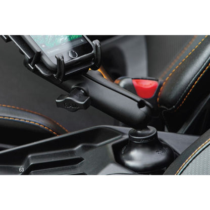 Long Arm, Black, 1-inch ball, 1 pc.