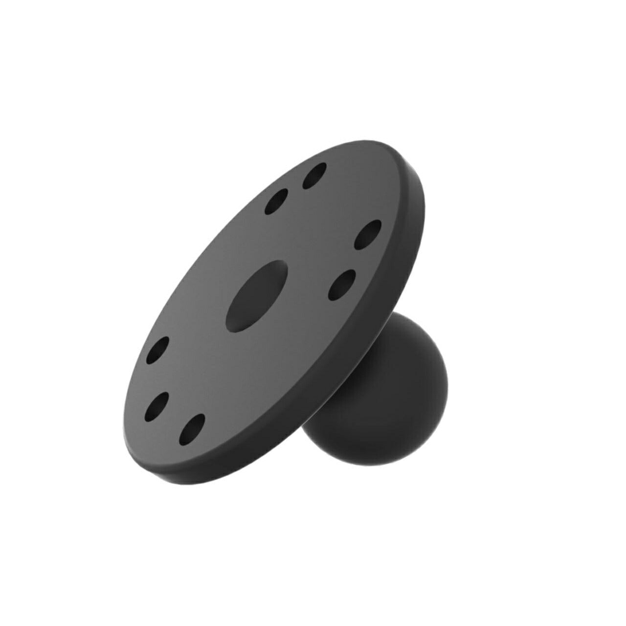 AMPS Hole Round Base Black 1-inch Ball 1 pc.