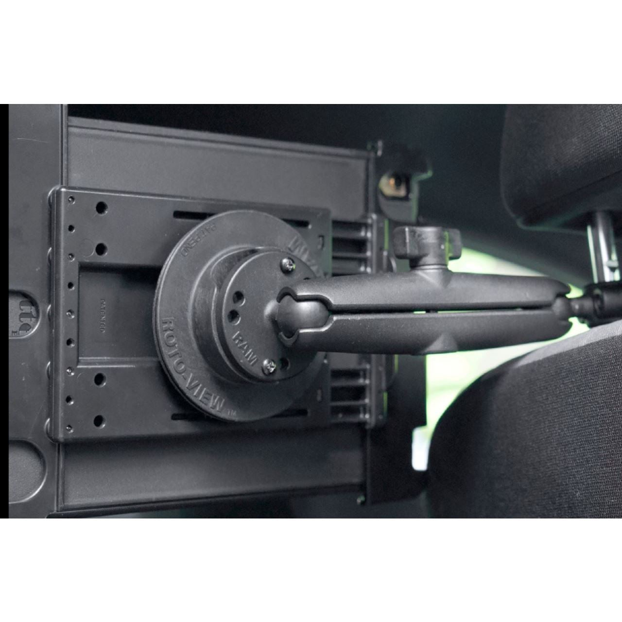 AMPS Hole Round Base Black 1-inch Ball 1 pc.