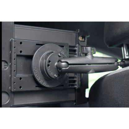 AMPS Hole Round Base Black 1-inch Ball 1 pc.